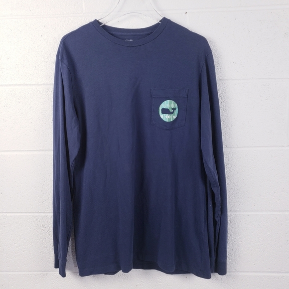 Vineyard Vines Every Tailgate Should Feel This Good Long Sleeve Tee Men's Medium - Picture 1 of 9